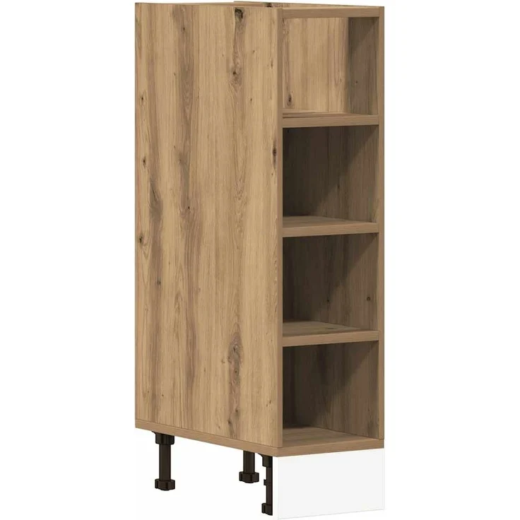 vidaXL Unterschrank Riga Artisan-Eiche 20x44,5x81,5 cm Holzwerkstoff 854192 – Bild 1