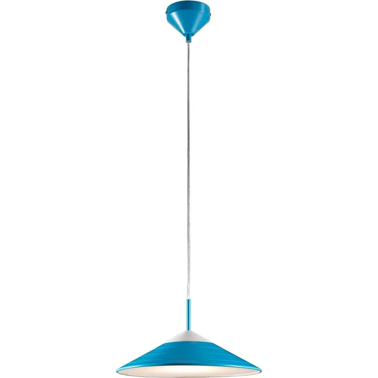 LED Hängeleuchte, Esszimmer, blau, warmweiß, H 150cm – Bild 1