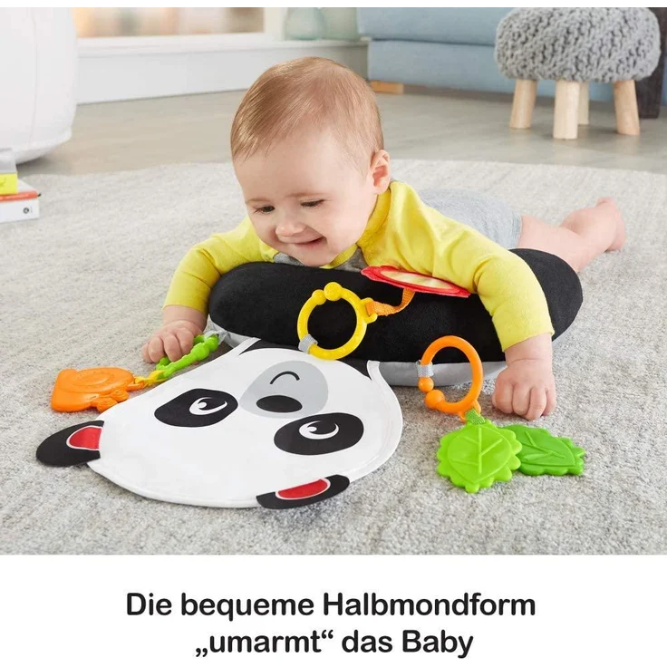 Fisher-Price FXB99 - Panda Spielkissen zum Spielen in der Bauchlage, ab Geburt – Bild 3