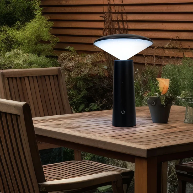 LED Tischleuchte, schwenkbar, CCT Schaltung, dimmbar H 21 cm – Bild 5