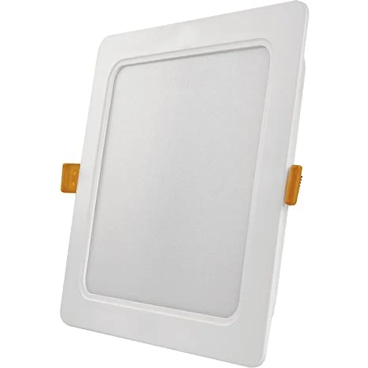 EMOS LED Panel 18 W, quadratische 1800 lm Deckenleuchte, Einbauleuchte 17x17 cm, Neutralweiß 4000 K, inkl. LED-Treiber, extra flach, Einbautiefe 2,6 cm