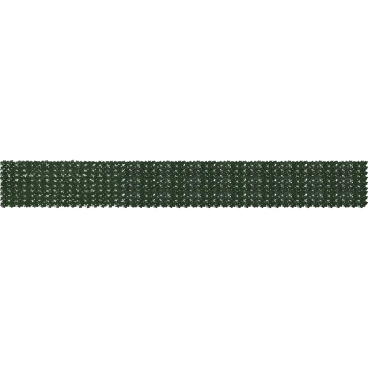 vidaXL Balkonsichtschutz mit Blättern Dunkelgrün 600 x 75 cm 42040626 – Bild 1
