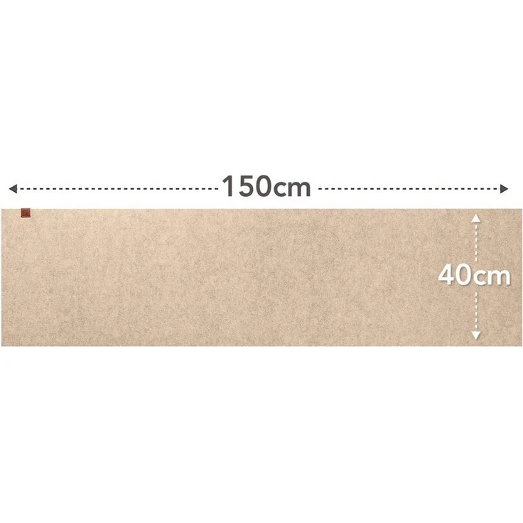 Loco Bird Tischläufer aus Filz, Abwaschbare Tischdecke mit Kunstleder-Label (skandinavische Tischband Deko), Tisch Filzläufer für draußen – Bild 2