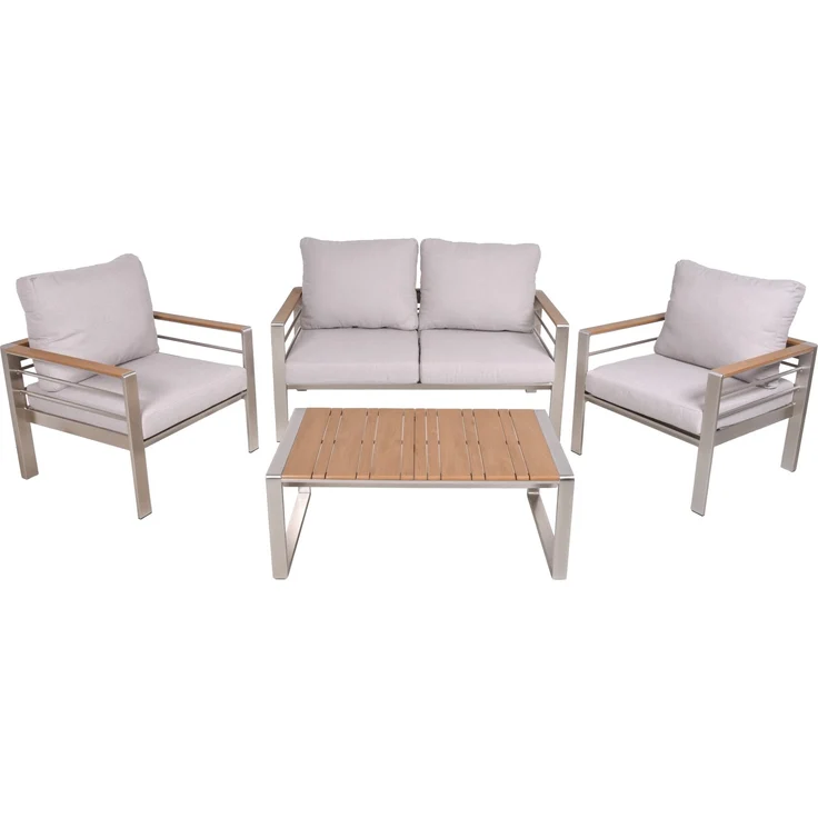Garden Pleasure Lounge-Set FLORENCE, 4-tlg. Sofa Couch Garten Terrasse Lounge – Bild 1