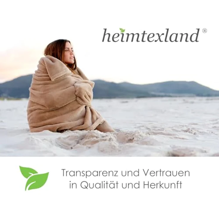 Wohndecke Soft Flanell Sterne Kuscheldecke mit Sherpa Fell, heimtexland, Sofadecke 150x200 I extra dick I warm I kuschelig weich – Bild 8