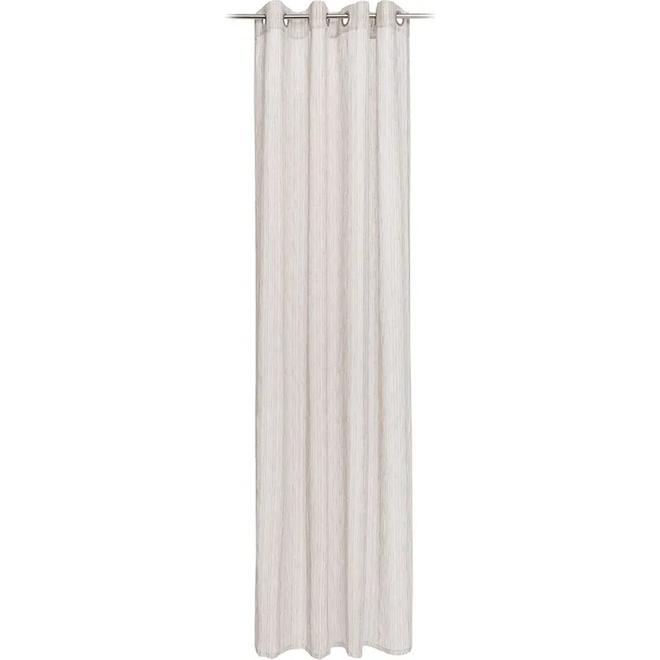 Gözze 'LINEA STRIPE' Ösenvorhang, 100% Polyester stein, 140x245 cm