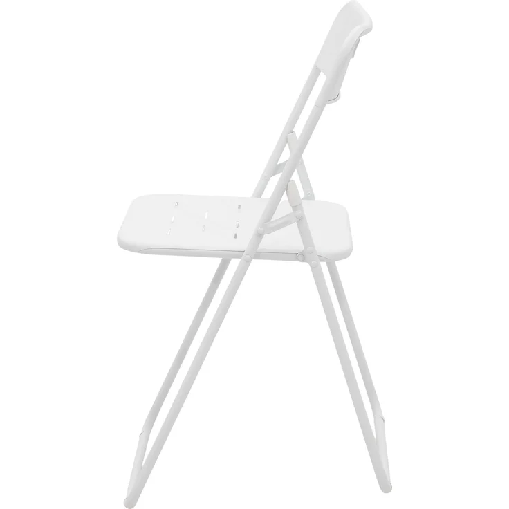 Dreiteiliges, faltbares Bistro-Set für den Außenbereich, wetterfest, weiß, 104 x 62 x 13,5 cm, YOUDENOVA – Bild 5