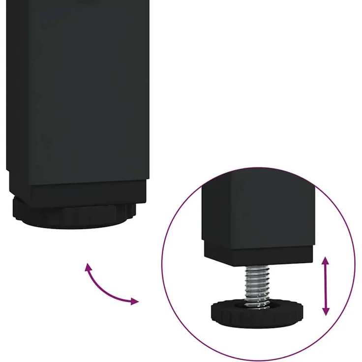 vidaXL Highboard Artisan-Eiche 62 x 32 x 106,5 cm Holzwerkstoff 882252 – Bild 10