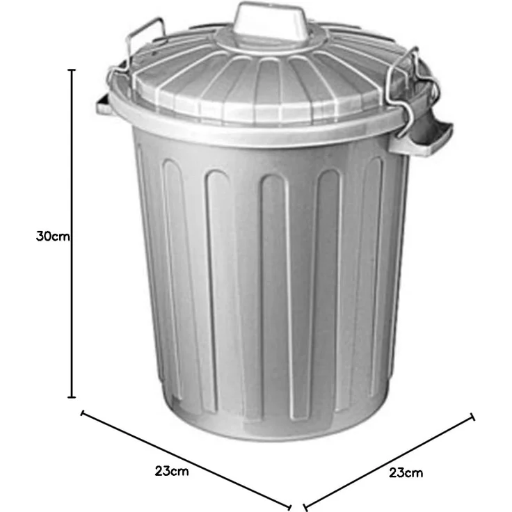 CURVER Oscar Tonne Mini. 7l. silberfarben – Bild 2