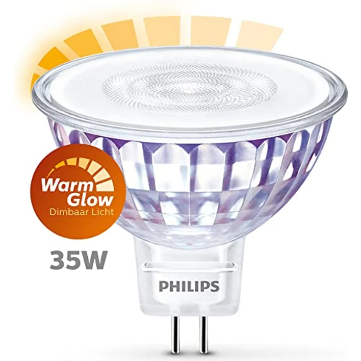 Philips GU5.3 LED Reflektorlampe, dimmbar, 5W / 35W, Warm Glow, 345 lm, EEK: G – Bild 4