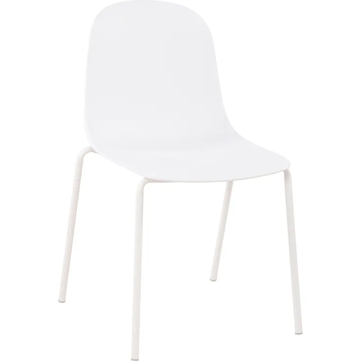 CLP Stuhl Hardin stapelbar und absolut wetterfest,weiß