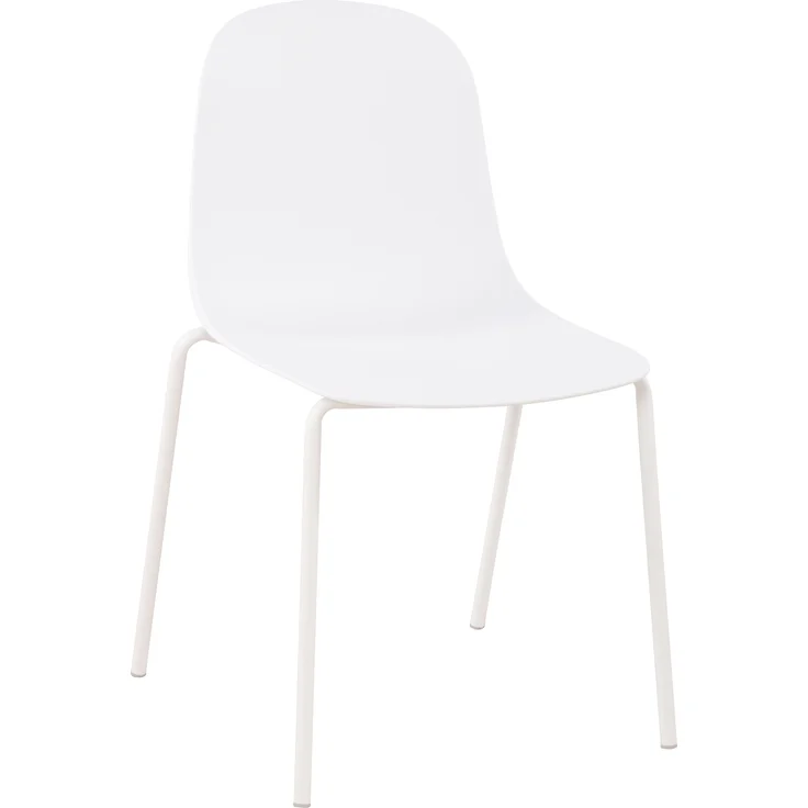 CLP Stuhl Hardin stapelbar und absolut wetterfest,weiß – Bild 1