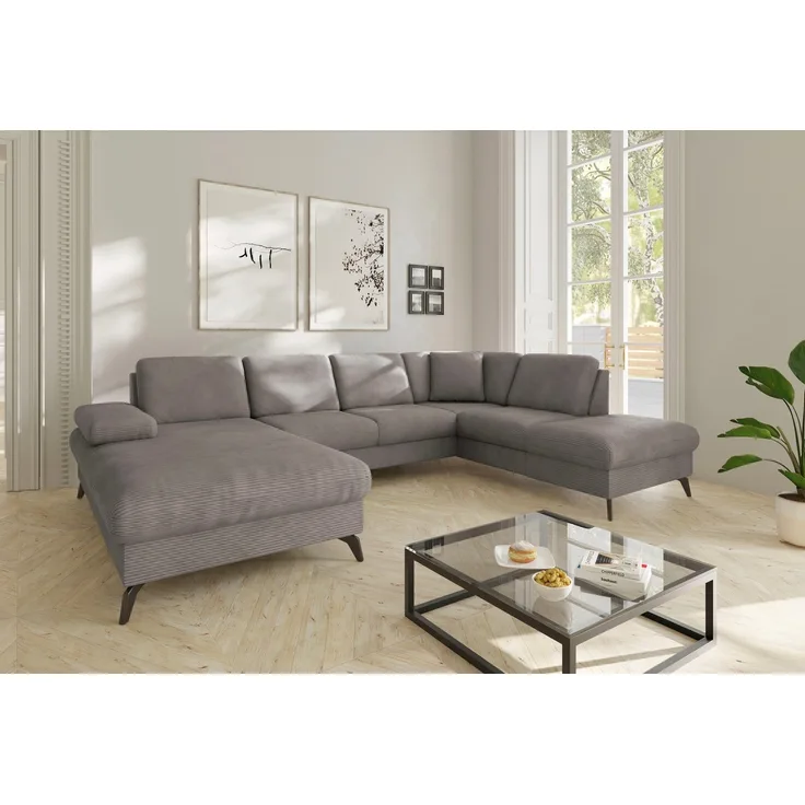 sit&more Wohnlandschaft Morris Jubi U-Form, B: 300 cm, mit Armteilfunktion & 1 Zierkissen, optional Bettfunktion