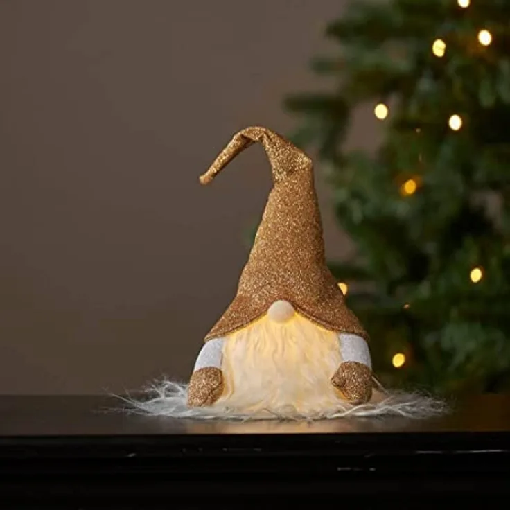 LED-Stoff-Figur 'Joylight', Santa, 1 ww LED,