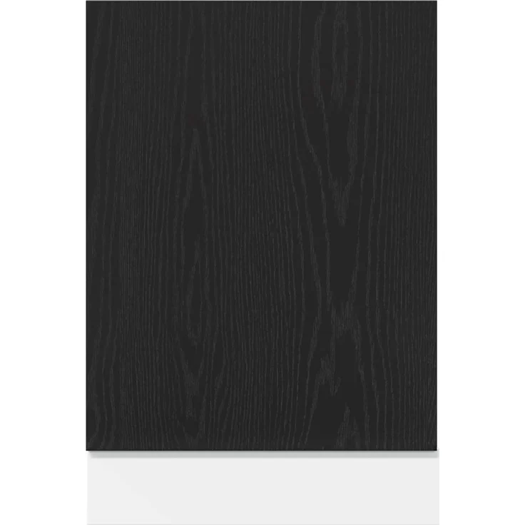 Geschirrspülerblende, Geschirrspülerfront Lyon Schwarz Eichen-Optik 45x1,5x67 cm – Bild 4