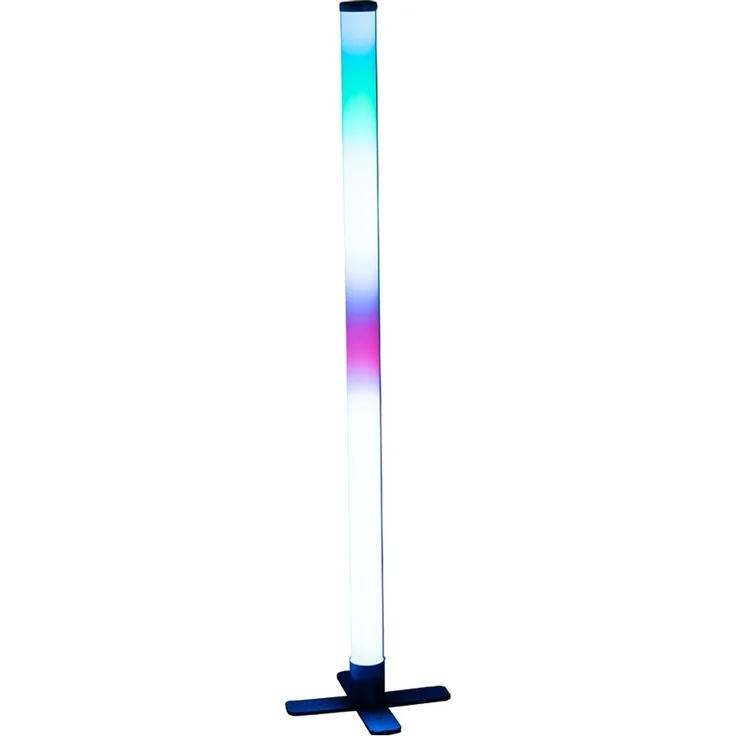 RGB LED Wand-/ Stehleuchte, Fernbedienung, viele Modi, H 103 cm – Bild 1