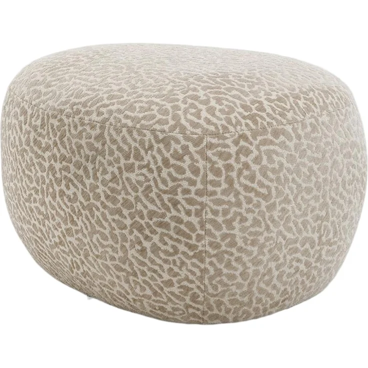 Bronx71 Hocker Fenna taupe Leo-Print – Bild 8