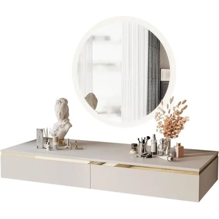 Lookway Schminktisch AURORA KASCHMIR Hängender Schminktisch mit Spiegel, Breite 102 cm