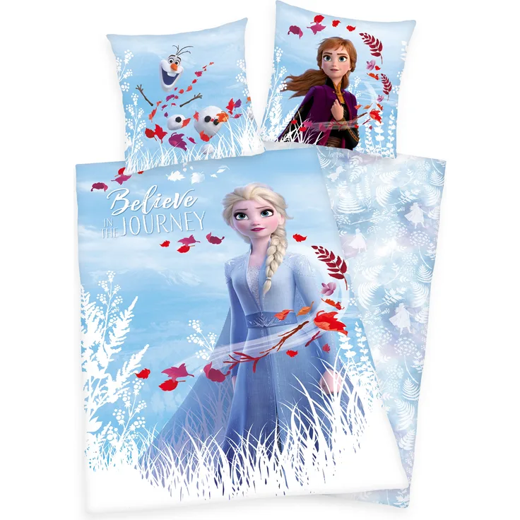Frozen2 Kinderbettwäsche 80x80/135x200 cm