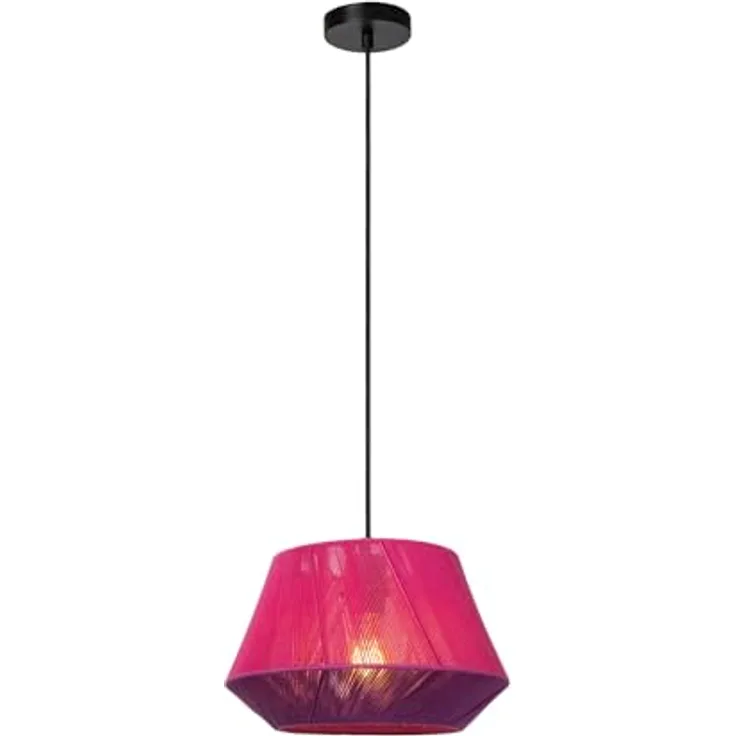 LUCIDE JESSICA Pendelleuchte, Ø 30 cm, 1xE27, höhenverstellbar, rosa
