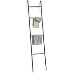 Zeller Leiter-Handtuchhalter Metall schwarz 38 x 2 x 176 cm