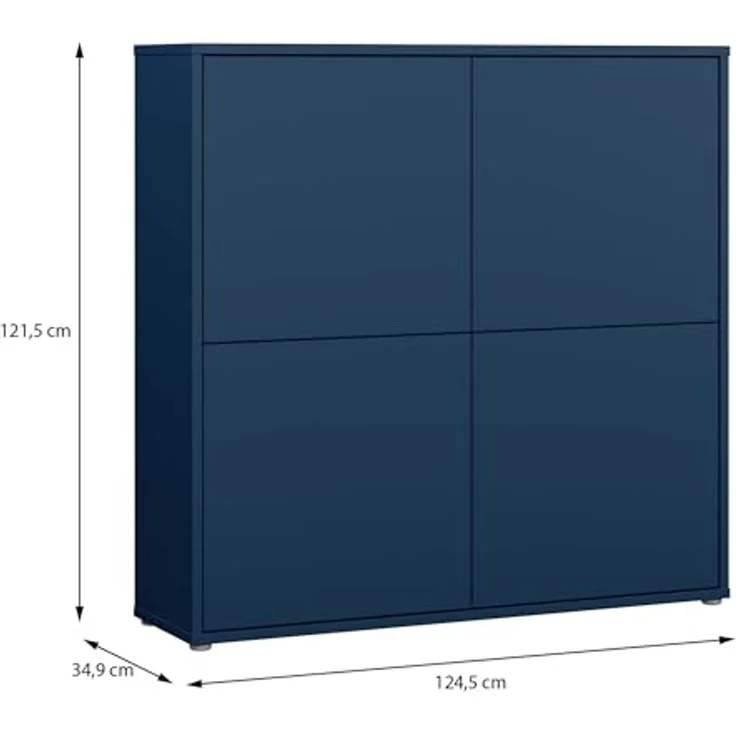 FORTE Highboard, Grifflos,Push to open, Stauraum – Bild 5