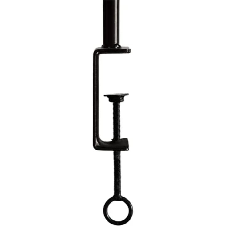 Tisch Deko Stange Klemme Gestell Metall schwarz ausziehbar Tafel 115,5-210 cm – Bild 7