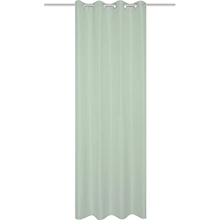 Home Basics Vorhang SOFTY (1 St), Ösen, halbtransparent, Ösenschal SOFTY Uni – Bild 2