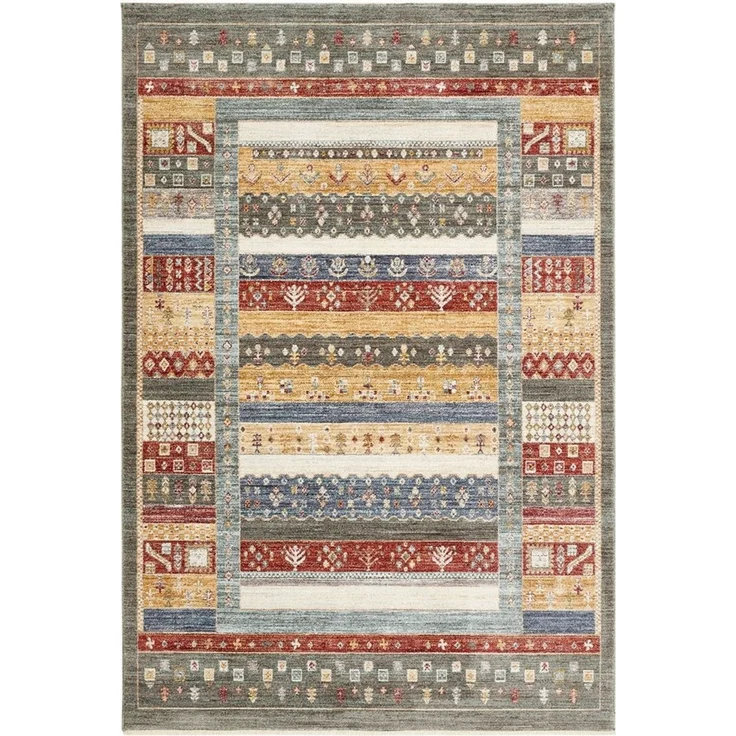 LUXOR living Teppich Rocco, rechteckig, Höhe: 11 mm, Vintage-Look, verschiedene Designs, mit Fransen, Wohnzimmer – Bild 2