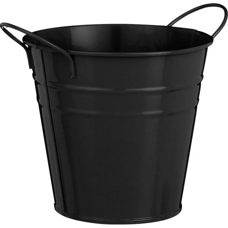 Mica Decorations Topf Joey Eisen Ø 13 x 12 cm schwarz – Bild 2
