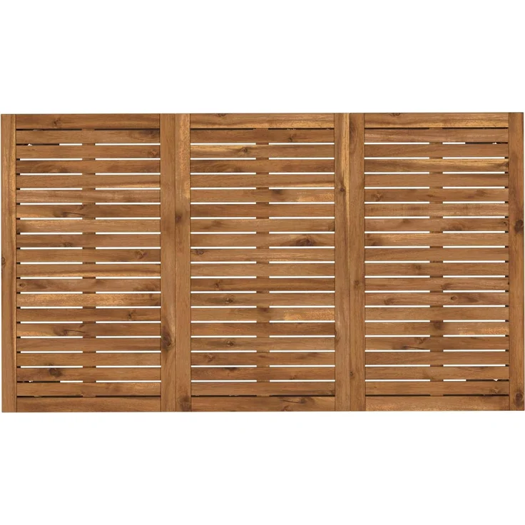 vidaXL Gartentisch NAARDEN Natürlich und Schwarz 141 x 80,5 x 75 cm 901319 – Bild 5
