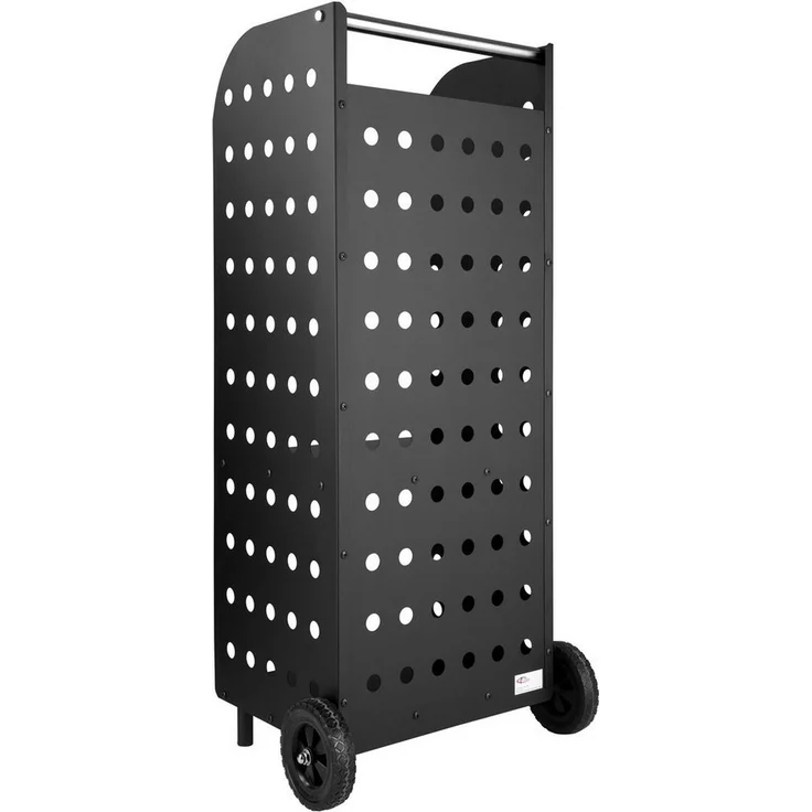 tectake Kaminholzregal Holzwagen, BxTxH:45,00x55,00x104,00 cm, aus Stahl – Bild 3
