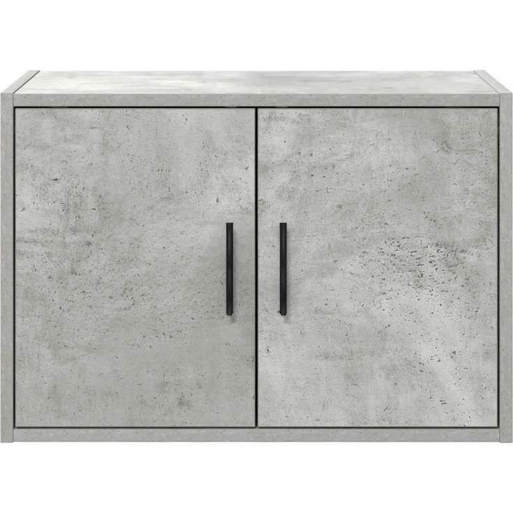 vidaXL Garagen-Wandschrank Betongrau Holzwerkstoff 860649 – Bild 5