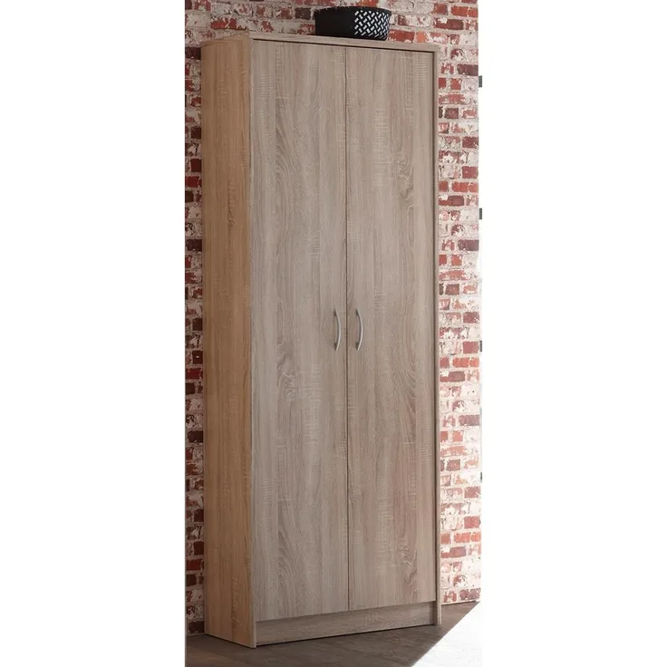 Aktenschrank >Olli< in Sonoma-Eiche - 72x198x35cm (BxHxT)