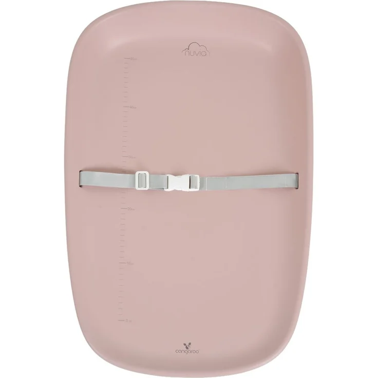 Cangaroo Wickelauflage Nuvia tragbar Gurt Messskala EVA-Material Rückenlehne rosa – Bild 2