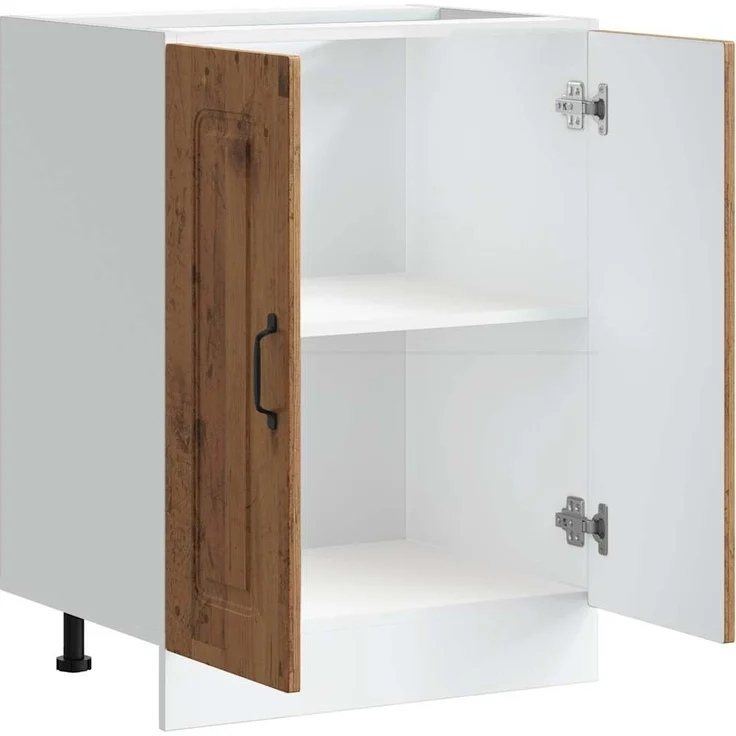 vidaXL Spülenunterschrank Kalmar Altholz-Optik 60x46x81,5 cm 853445 – Bild 4
