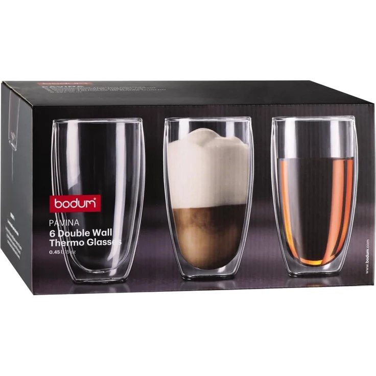 Bodum Pavina set Set 0 45 l Transparent Glas Silikon Universal 6 Stück(e) – Bild 2