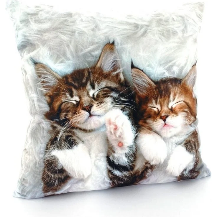 Weckbrodt Dekokissen Katzen, Kissenhülle ohne Füllung, 1 Stück – Bild 4
