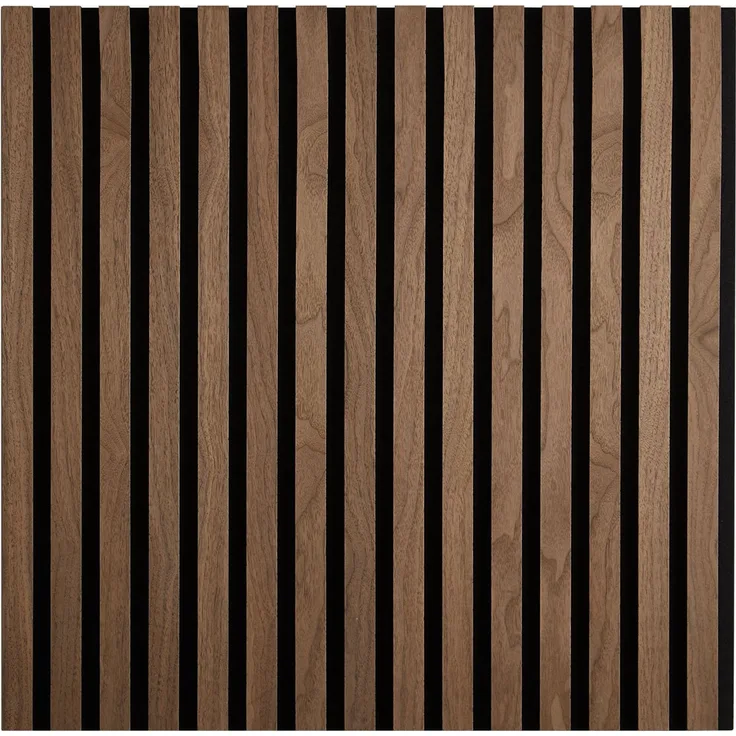 Akustikpaneel 60 x 60 cm 1 Stück Akustikpaneele Holz Braun Paneele Wandpaneele Deckenpaneele 3D Wandpaneel Wandverkleidung Dekorpaneel