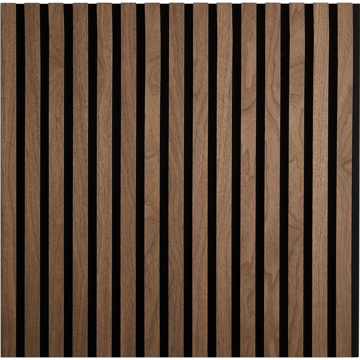Akustikpaneel 60 x 60 cm 1 Stück Akustikpaneele Holz Braun Paneele Wandpaneele Deckenpaneele 3D Wandpaneel Wandverkleidung Dekorpaneel – Bild 1