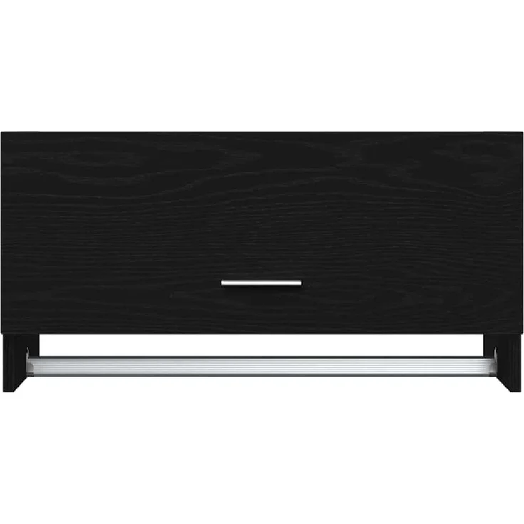 vidaXL Kleiderschrank Schwarz Eichen-Optik 70 x 32,5 x 35 cm 862658 – Bild 7