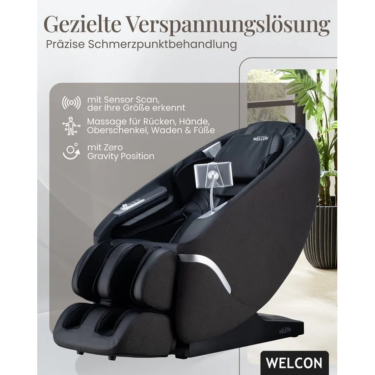 WELCON Massagesessel Massagesessel MAXXCARE® mit extrabreiter Sitzfläche (Modell 2026) – Bild 1