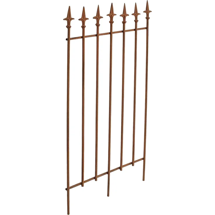Rankgitter FREYA - 50x0,7x100cm, Metall, Antik-Braun | Rankhilfe Kletterpflanzen Gartendekoration – Bild 5