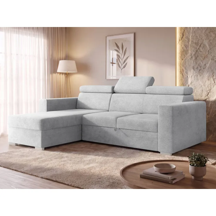 Mirjan24 Ecksofa Porabi 2rLC (Farbe: Lumo 65), 87 x 170 x 235 cm