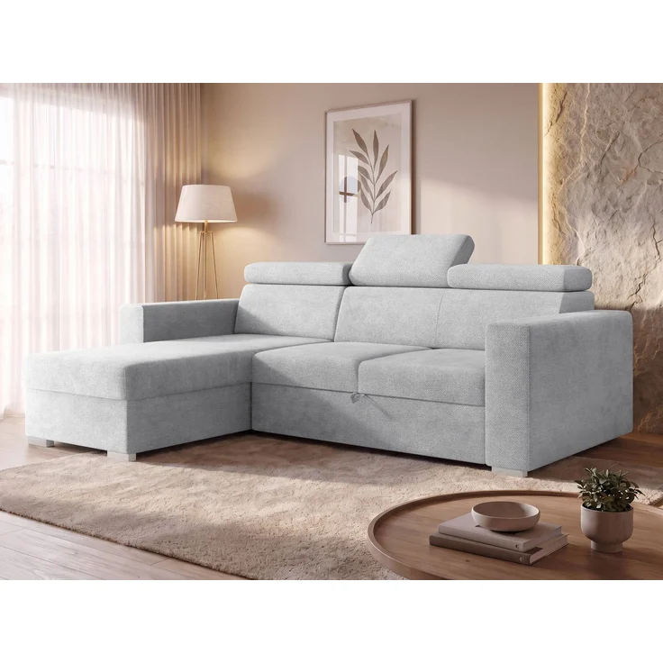 Mirjan24 Ecksofa Porabi 2rLC (Farbe: Lumo 65), 87 x 170 x 235 cm – Bild 1