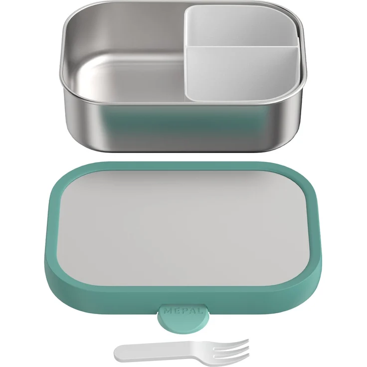 Mepal CAMPUS Edelstahl-Brotdose mit Gabel - Cool Mint – Bild 2