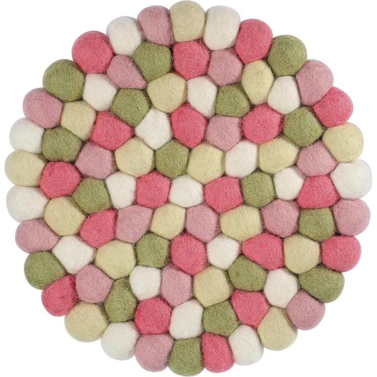 Untersetzer Topfuntersetzer Schafwolle Filz Ø21cm Cilio LANA PASTELLO 470727