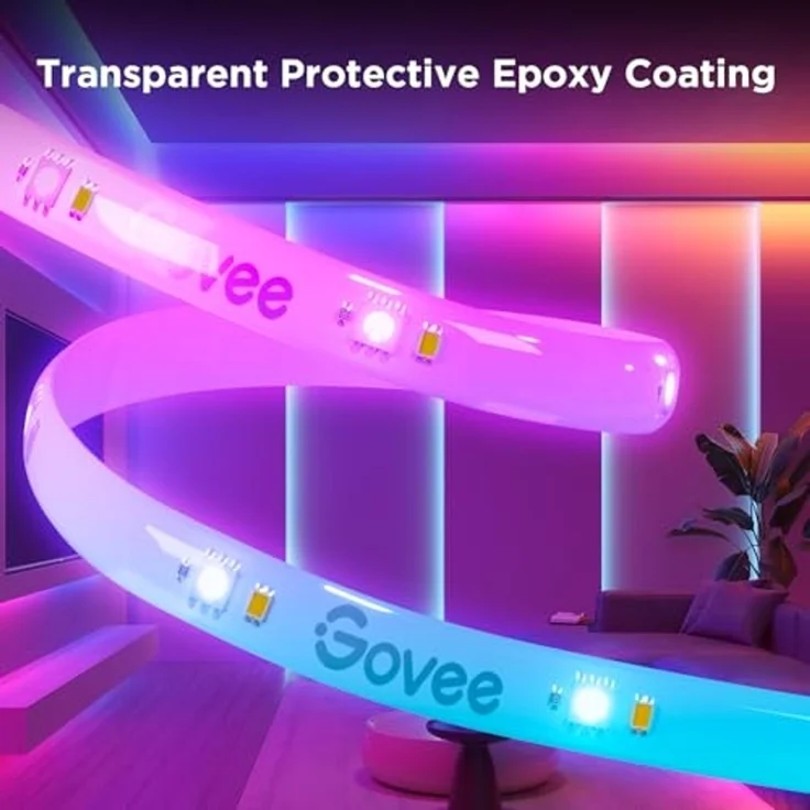 Govee LED Strip Lights Matter ready 5 Meter EEK G – Bild 6
