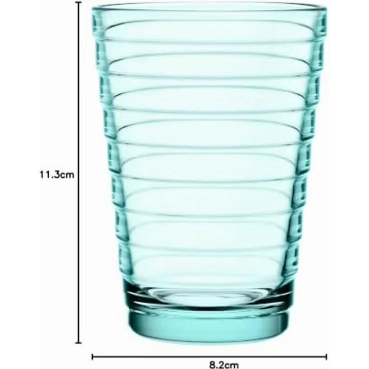 IITTALA Glas Aalto Wassergrün 330 ml, 2-tlg, Glas – Bild 3