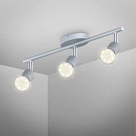 B.K.Licht Deckenleuchte Deckenspot 3x3W 750lm 3000K, LED wechselbar